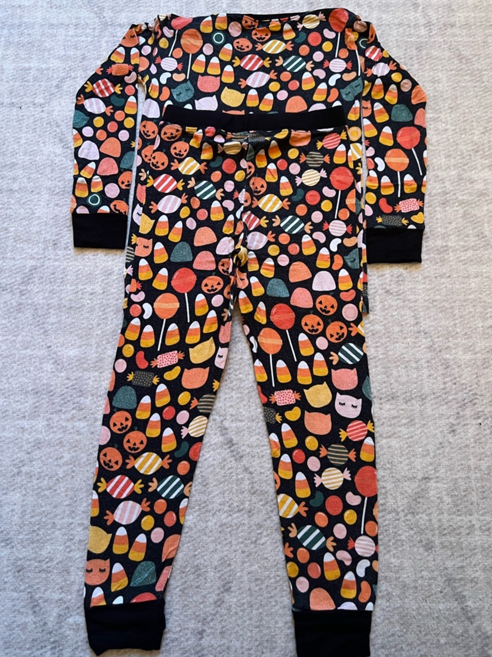 Little Sleepies Halloween Spooky Sweets Bamboo Two-Piece LS Pajamas (3T) - Picture 2 of 7